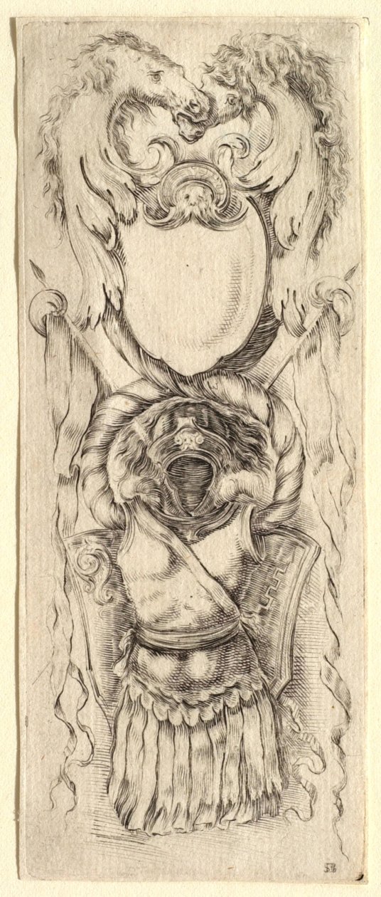 Caballos y armaduras de Stefano della Bella