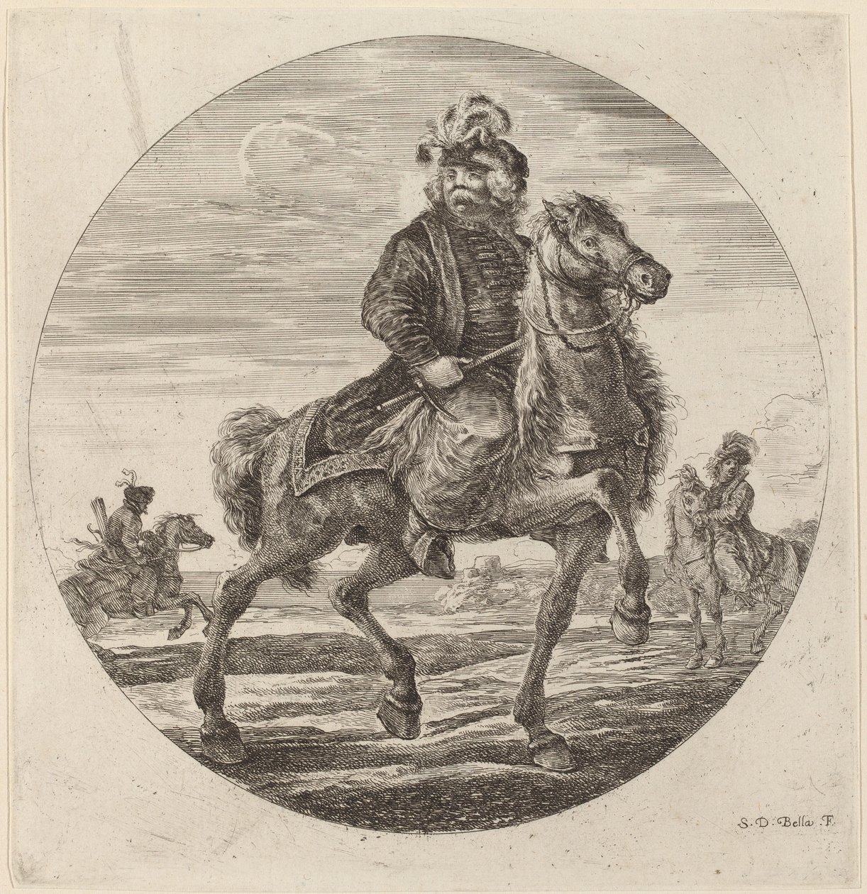 Caballero húngaro de Stefano della Bella