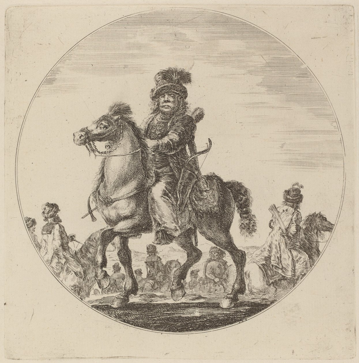 Caballero húngaro de Stefano della Bella