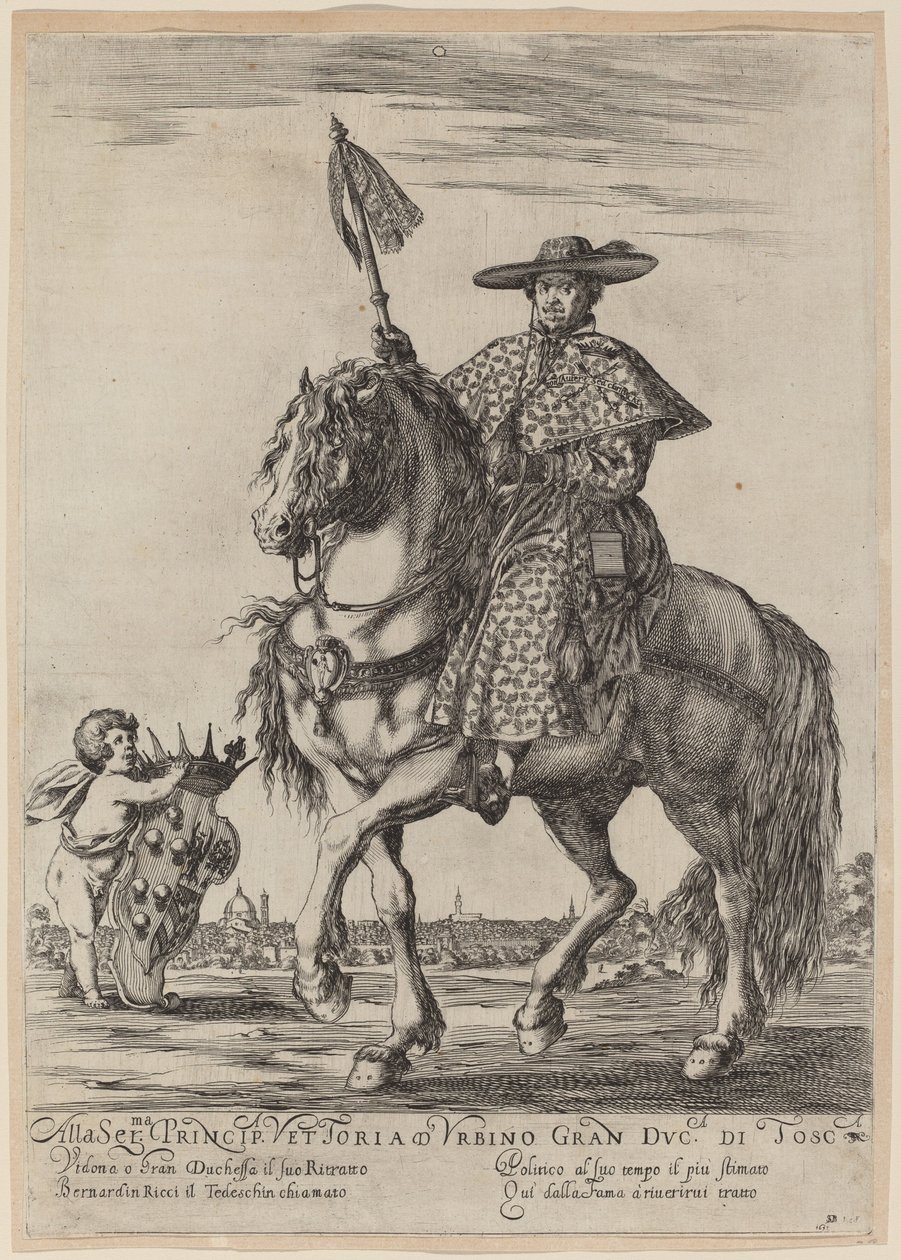 Il Tedeschino, 1637 de Stefano della Bella