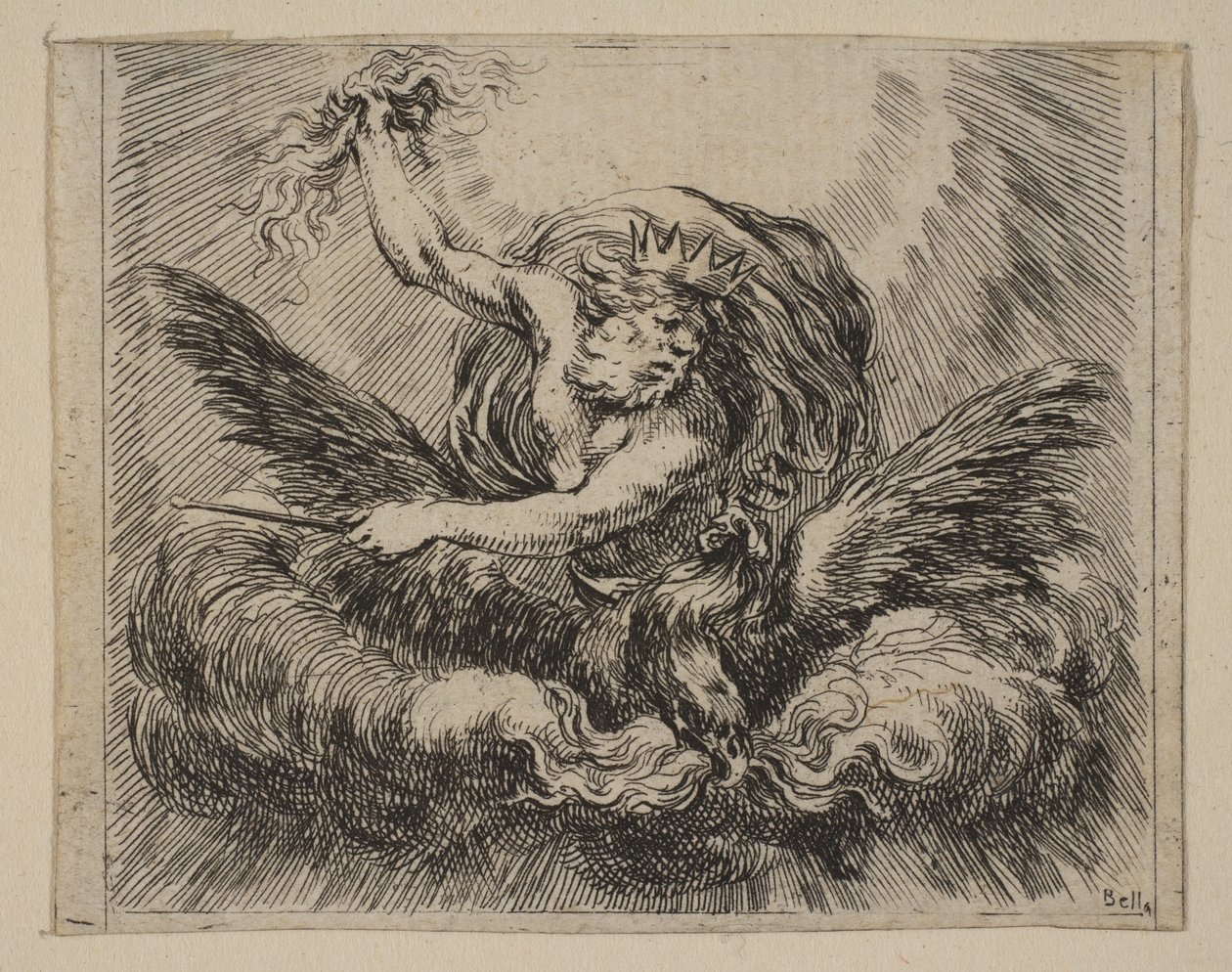 Júpiter, de Juego de la Mitología, 1644 de Stefano della Bella