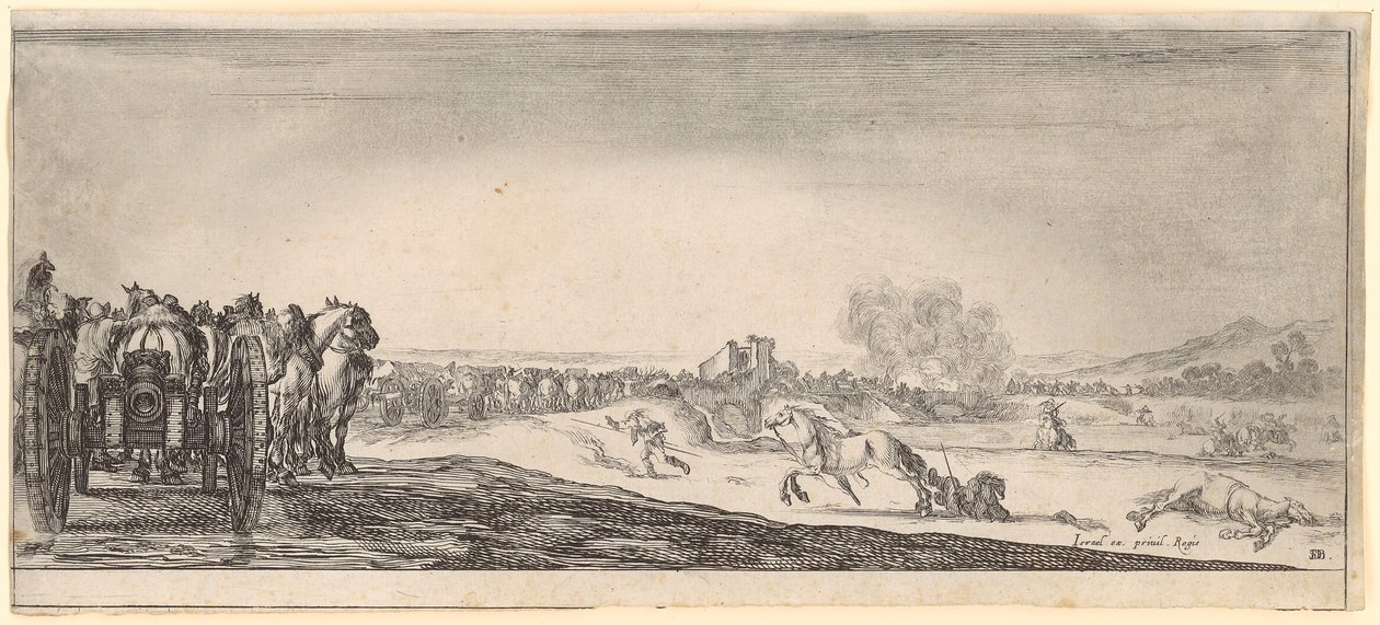 Patrulla de caballería de Stefano della Bella
