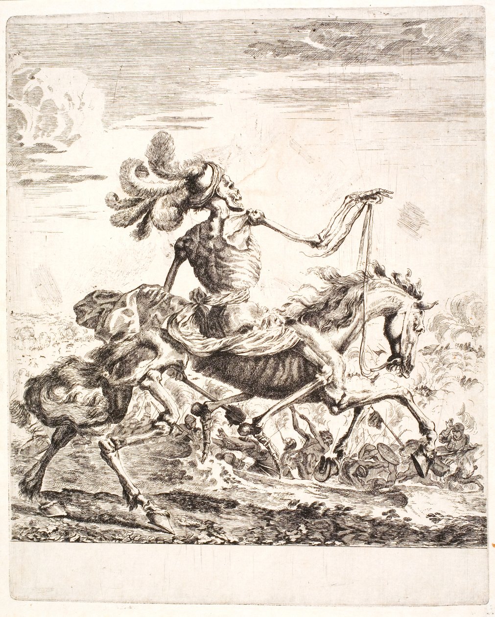 La Muerte en un campo de batalla de Stefano della Bella