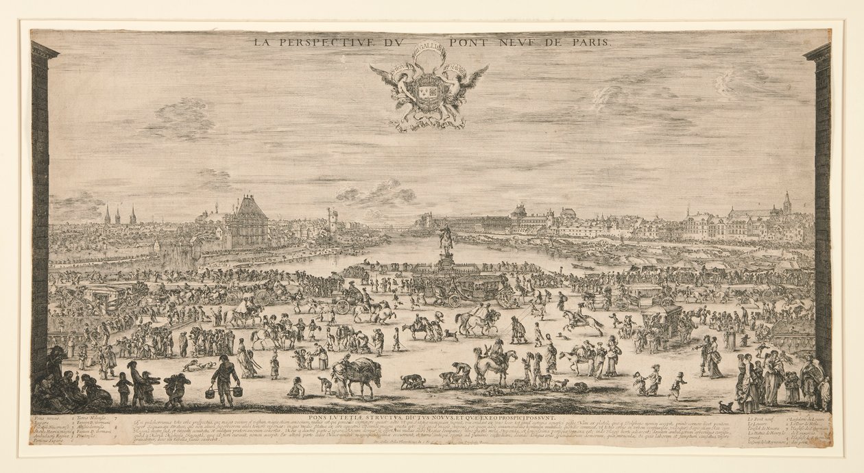 El Pont Neuf, París de Stefano della Bella