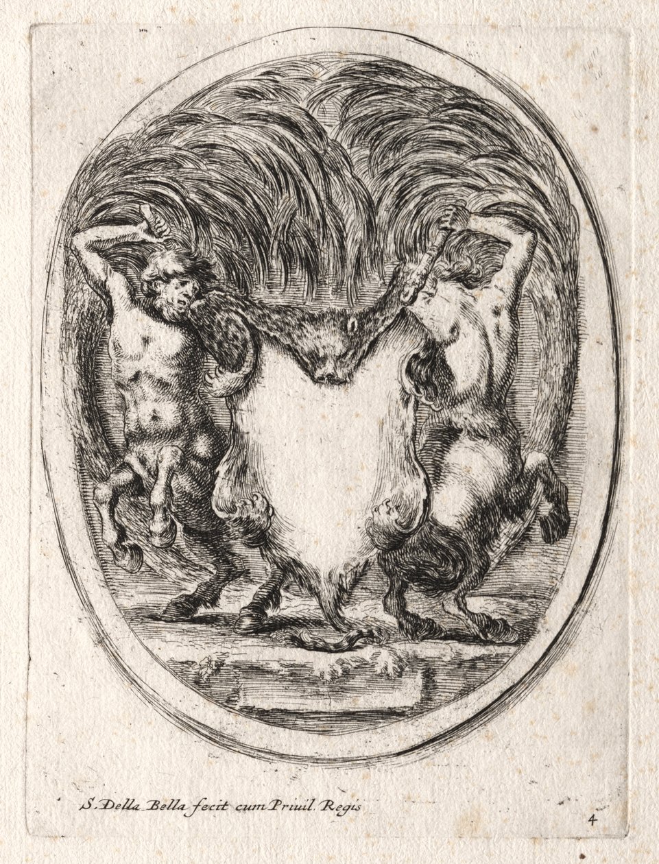 New Model for a Cartouche de Stefano della Bella