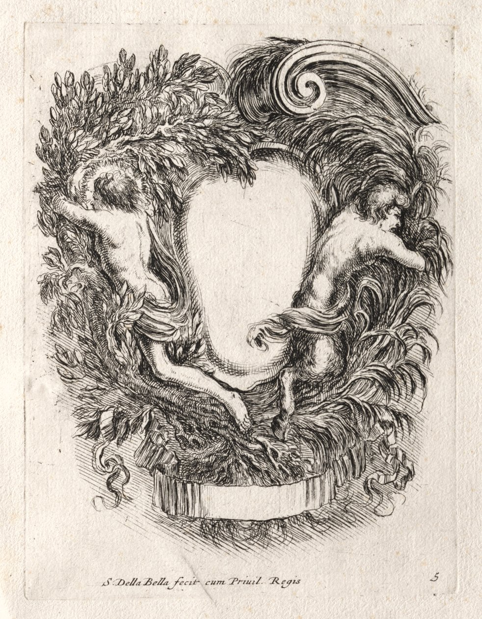 New Model for a Cartouche de Stefano della Bella