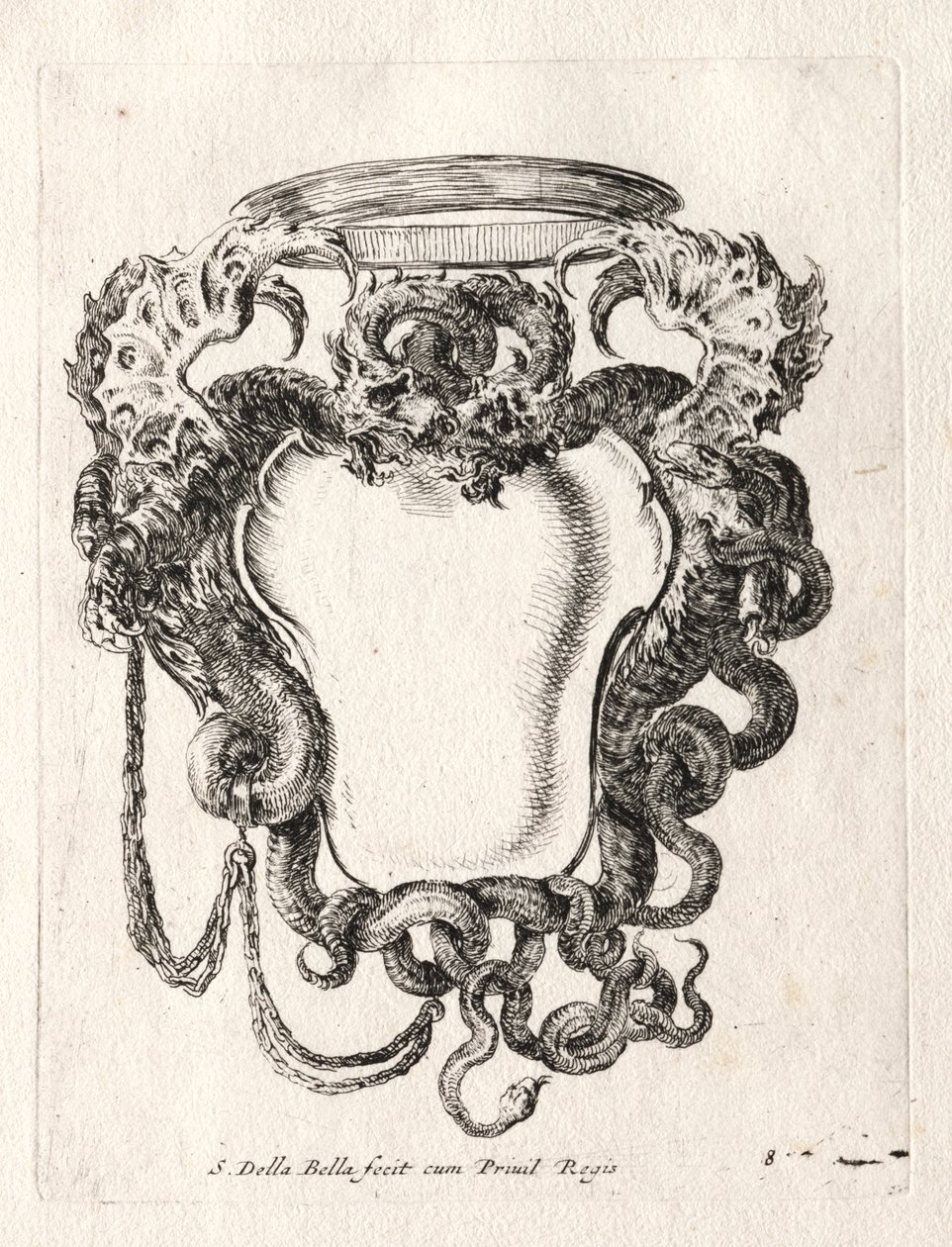 New Model for a Cartouche de Stefano della Bella