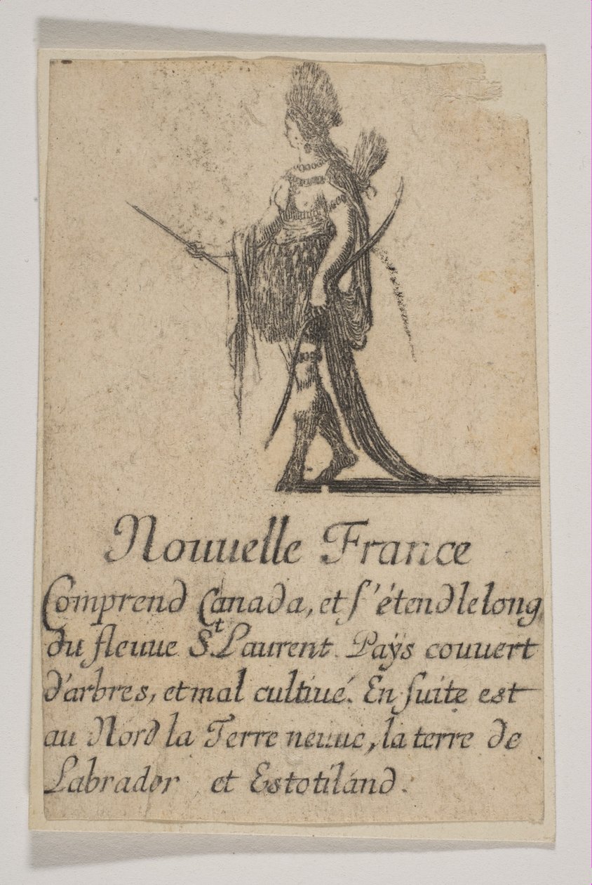 Nueva Francia, 1644 de Stefano della Bella