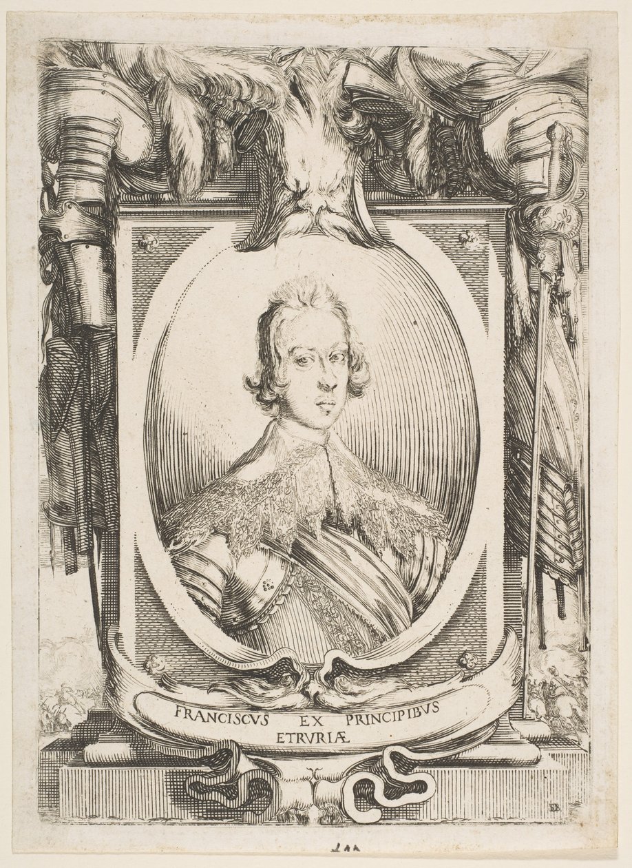 Retrato de Francesco de Medici, 1634 de Stefano della Bella