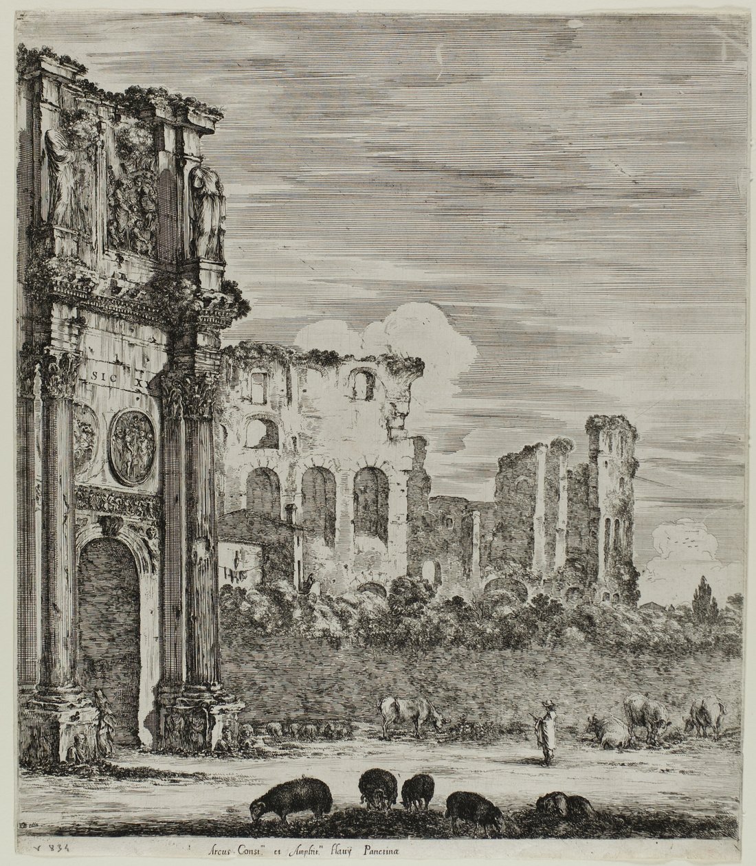 El Arco de Constantino de Stefano della Bella