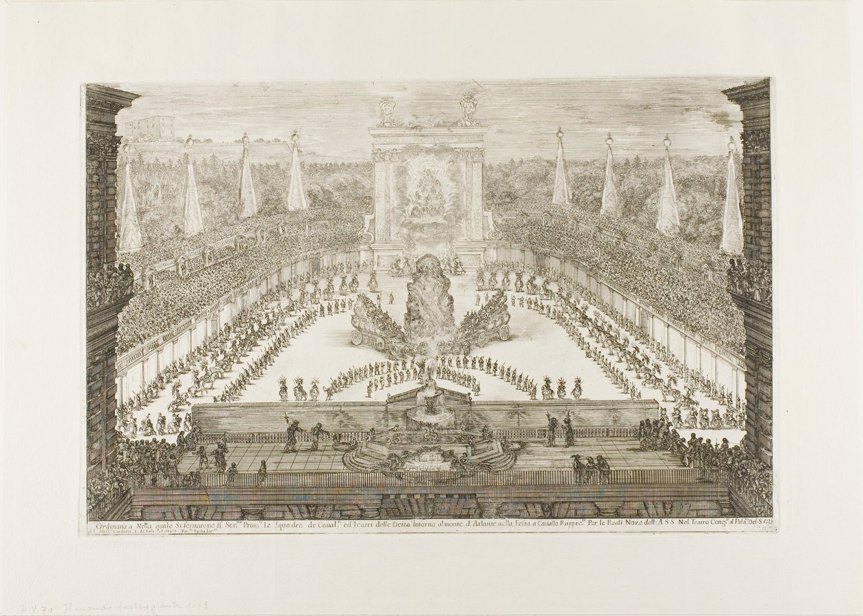 La asamblea inaugural del ballet ecuestre de Stefano della Bella