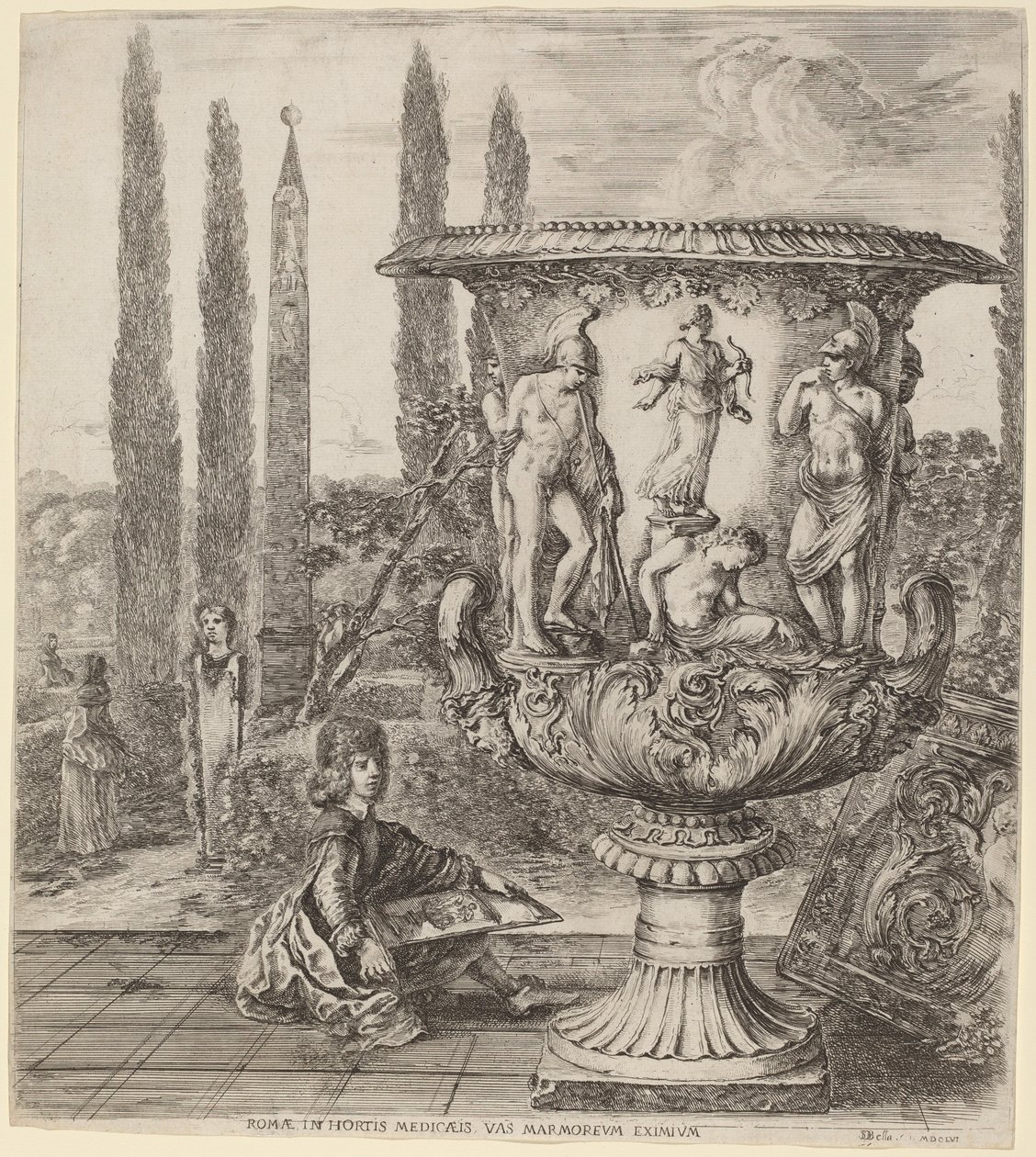 El Jarrón de los Medici de Stefano della Bella