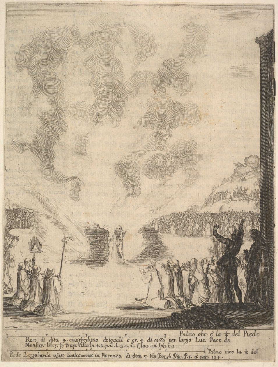 La prueba del fuego, el monje Pedro, el discípulo San Juan Gualberto, pasando por el fuego de Stefano della Bella