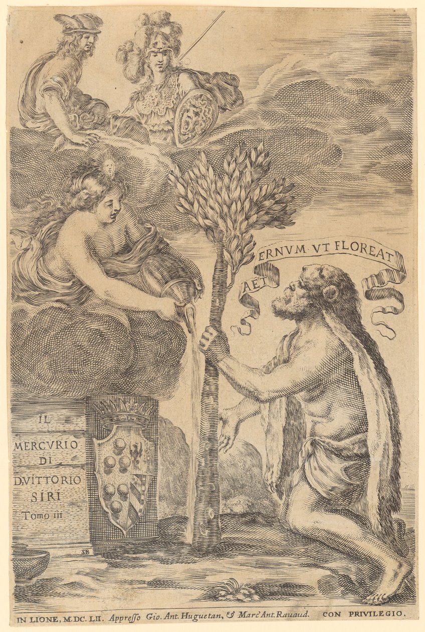 Portada del tercer volumen del «Mercurio» de V. Siri de Stefano della Bella