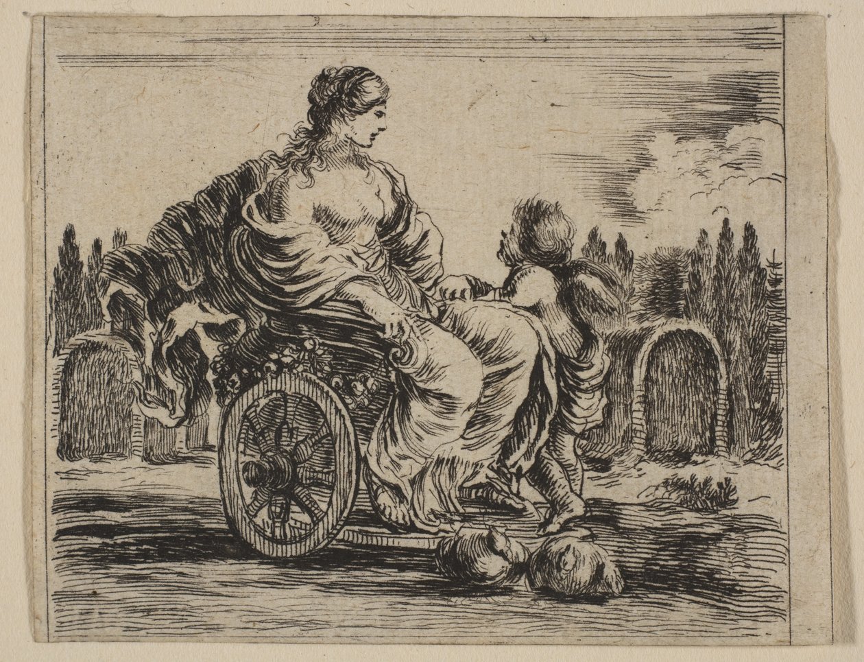 Venus, del Juego de la Mitología de Stefano della Bella