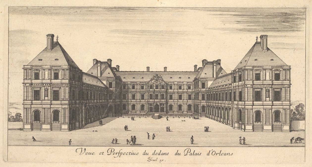 Vista y Perspectiva del interior del Palais d