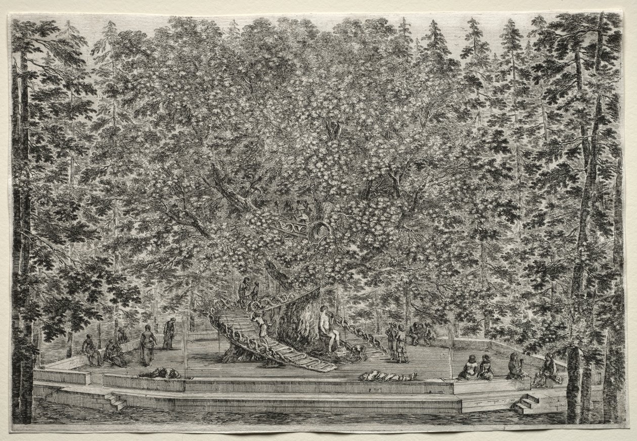 Views of the Villa of Pratolino:  The Inhabited Tree de Stefano della Bella