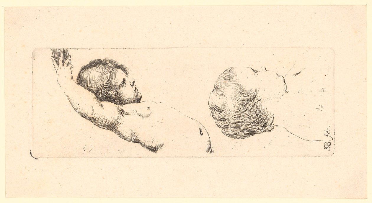 Dos estudios sobre niños de Stefano della Bella