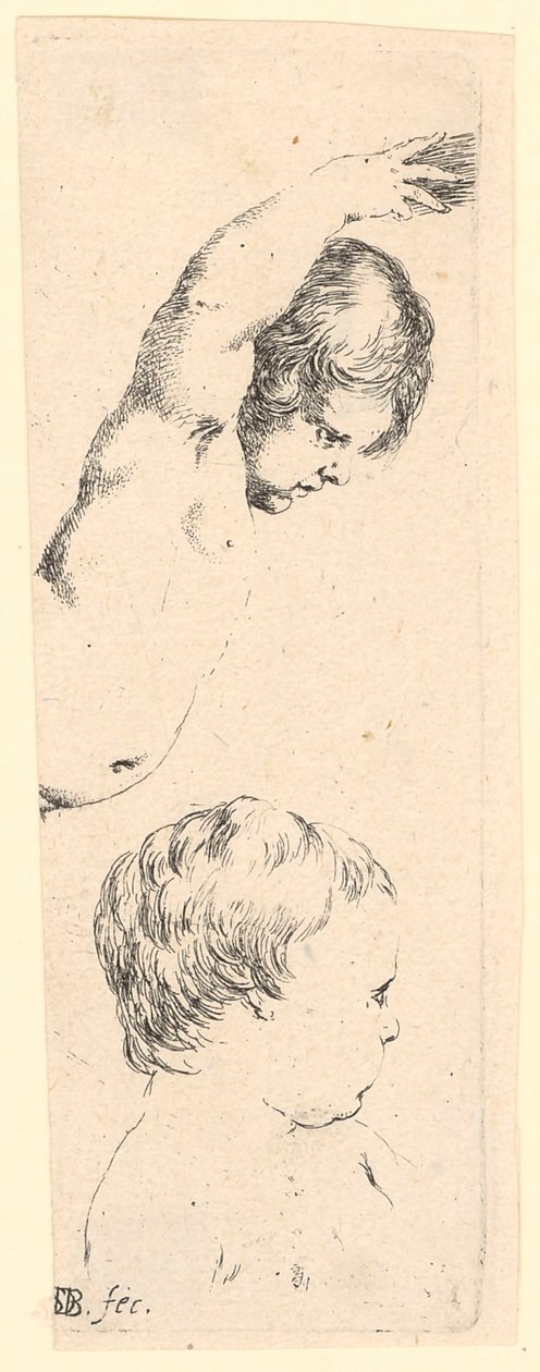 Dos estudios sobre niños de Stefano della Bella
