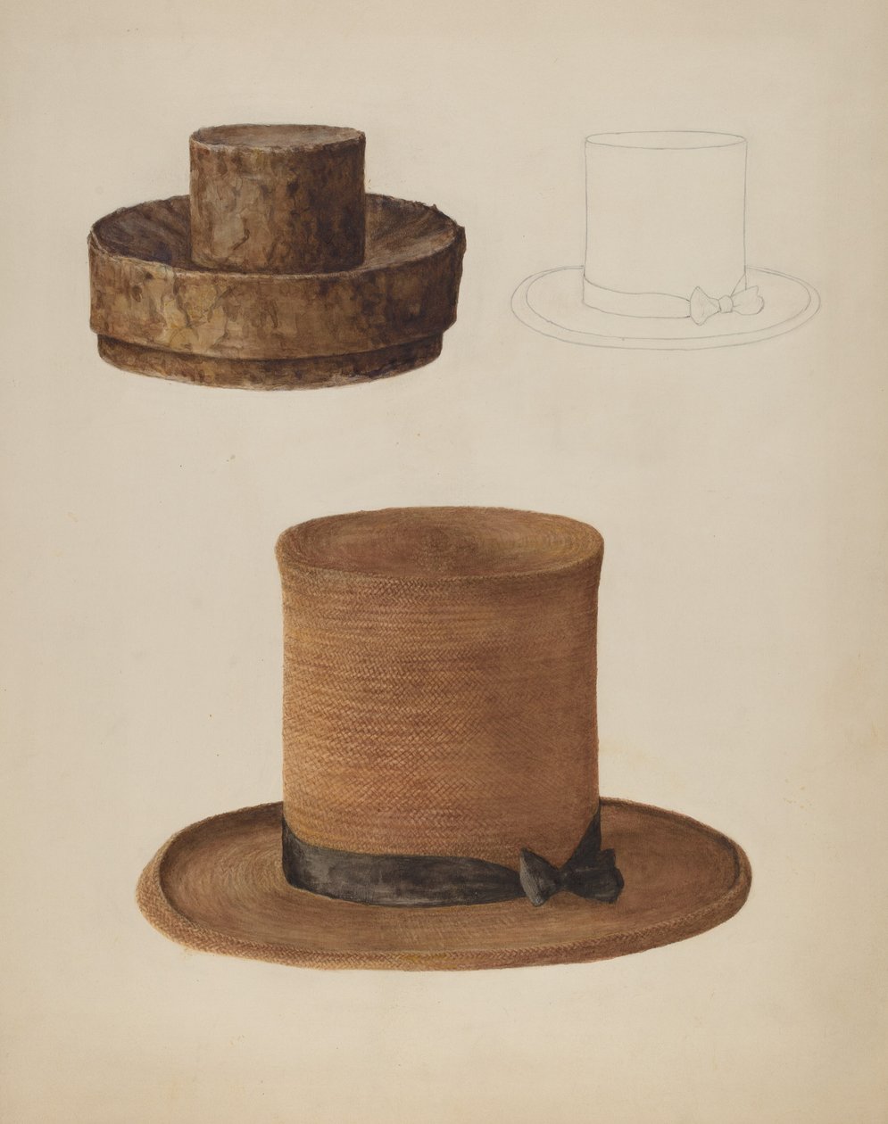 Sombrero de paja de hombre de Stella Mosher
