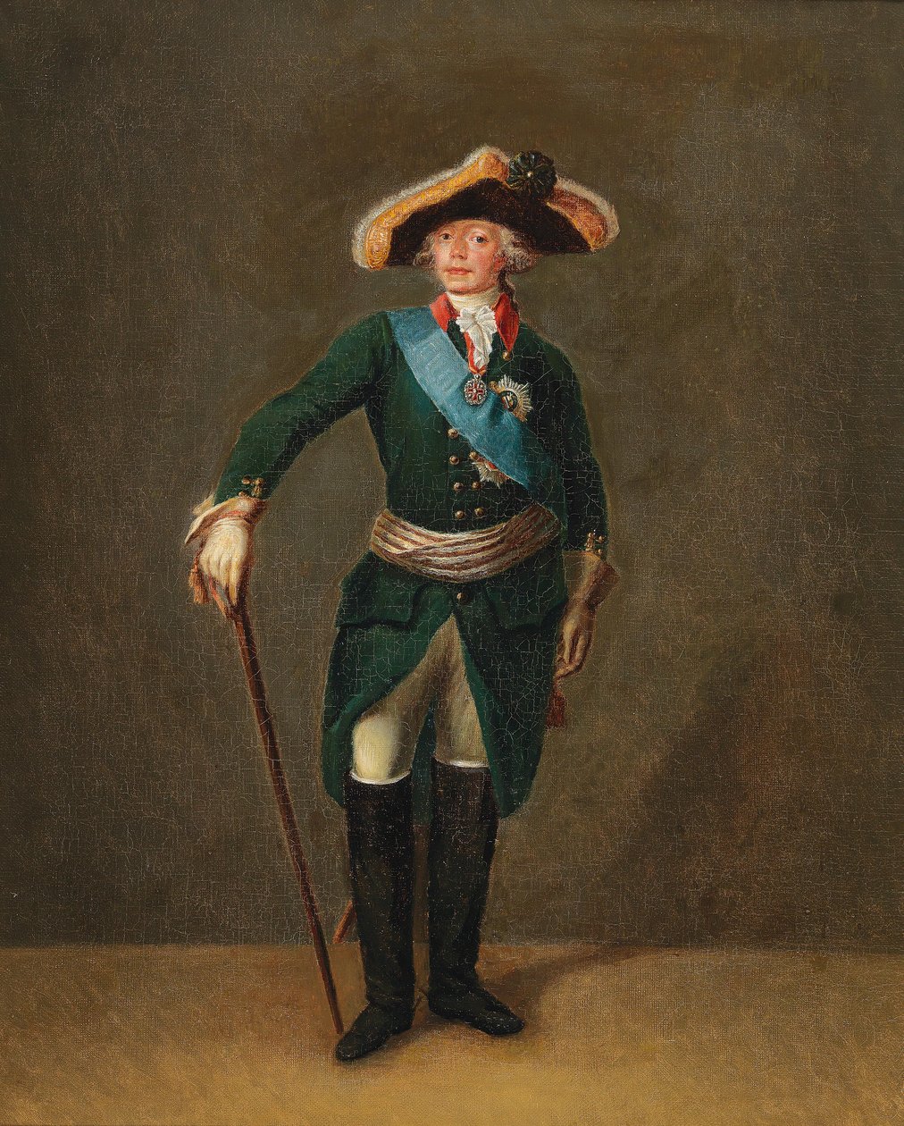 Retrato de Pablo I de Stepan Semenovich Shchukin