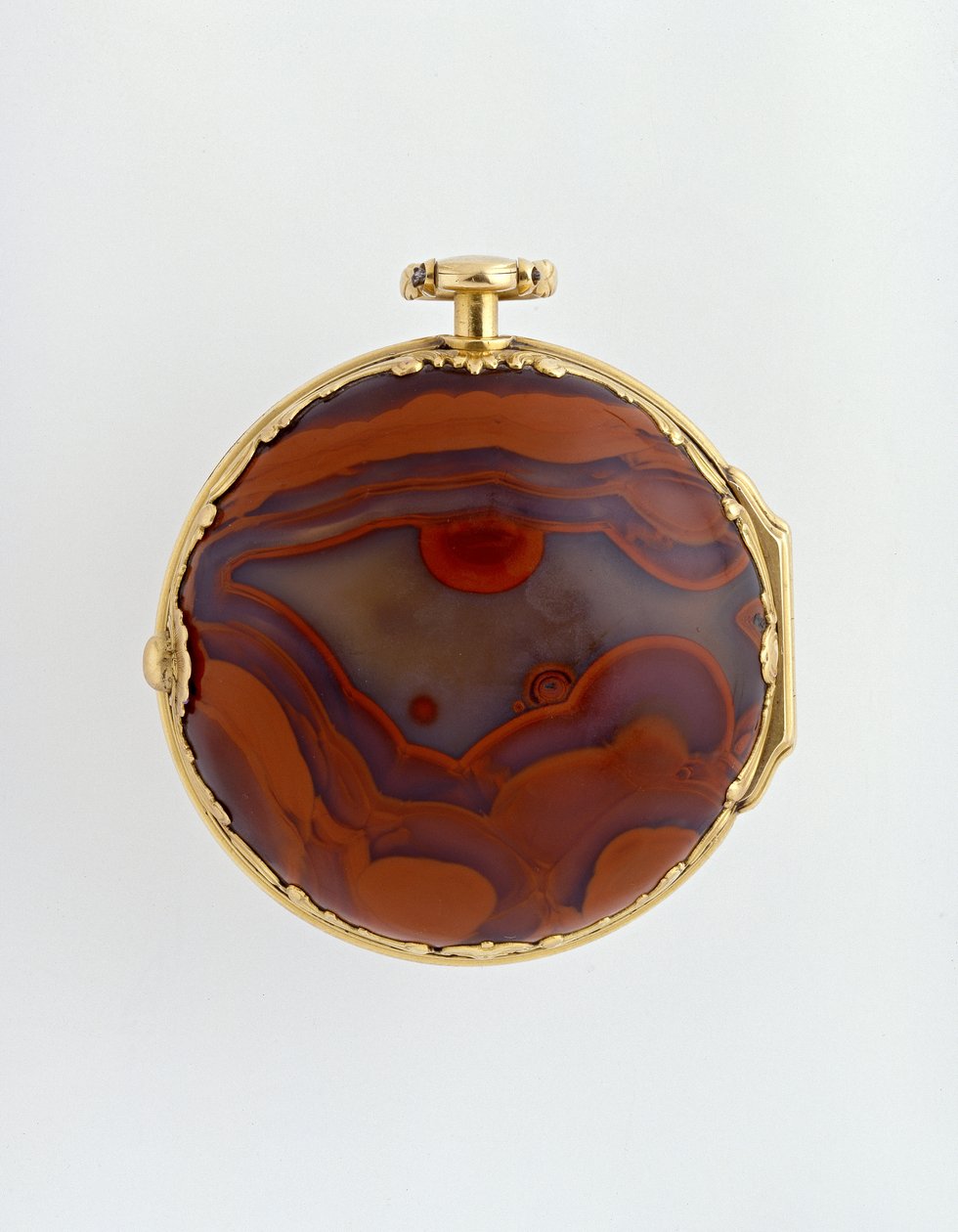 Reloj de escape de oro y ágata, c.1760 de Stephen , and Perigal, Francis Goujon