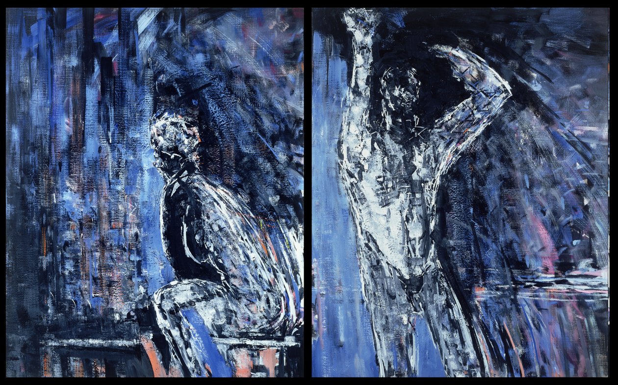 Mujer desnuda y hombre desnudo de Stephen Finer