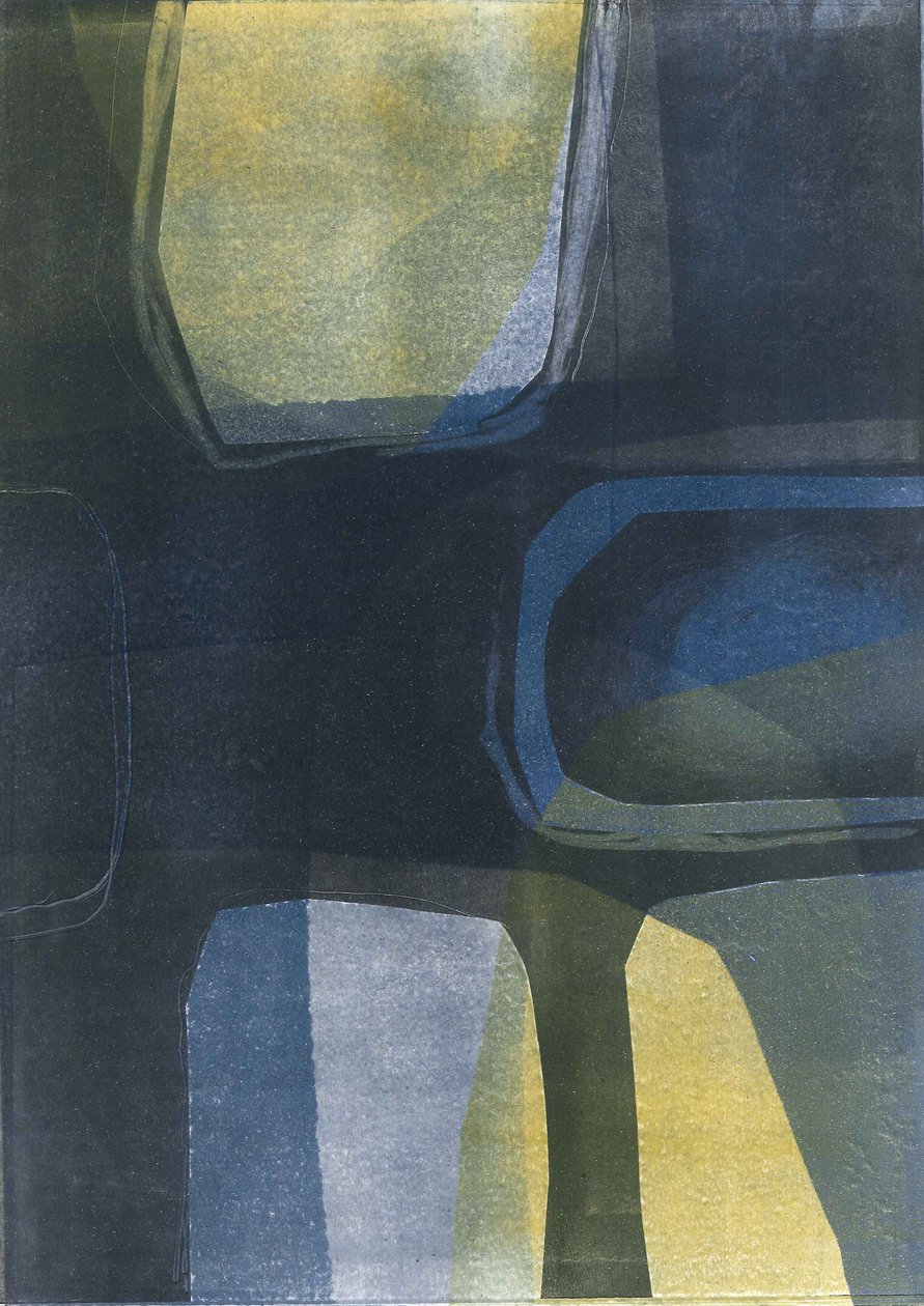 Arches Sun  Sea I, 2015 (monocopia sobre papel) de Stephen Dow
