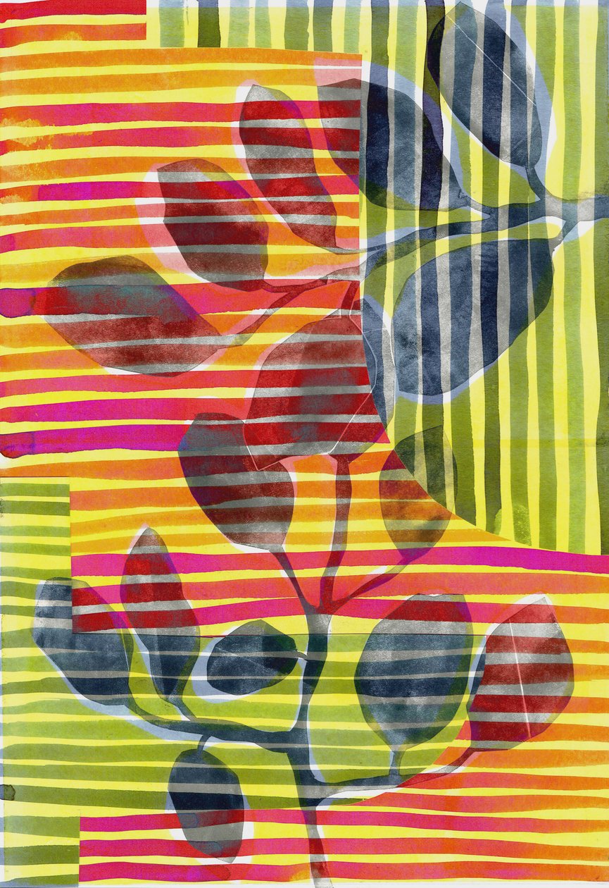 Botanical Stripe II, 2018 (digital) de Stephen Dow
