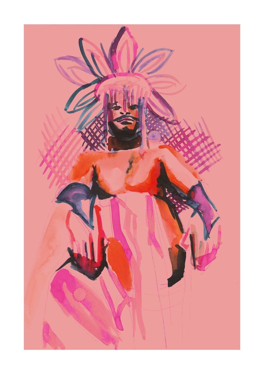 Reina Madre de la Casa de Mandela, 2023 (digital) de Stephen Dow
