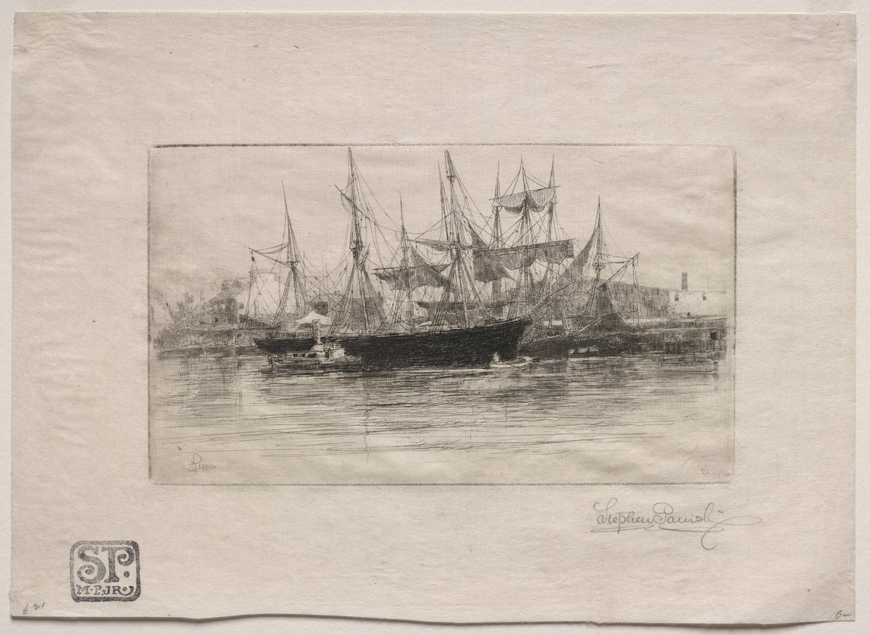 Muelles petroleros de Point Breeze de Stephen Parrish