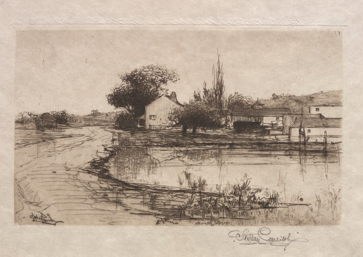 Boceto cerca de Pittsfield, Mass. de Stephen Parrish