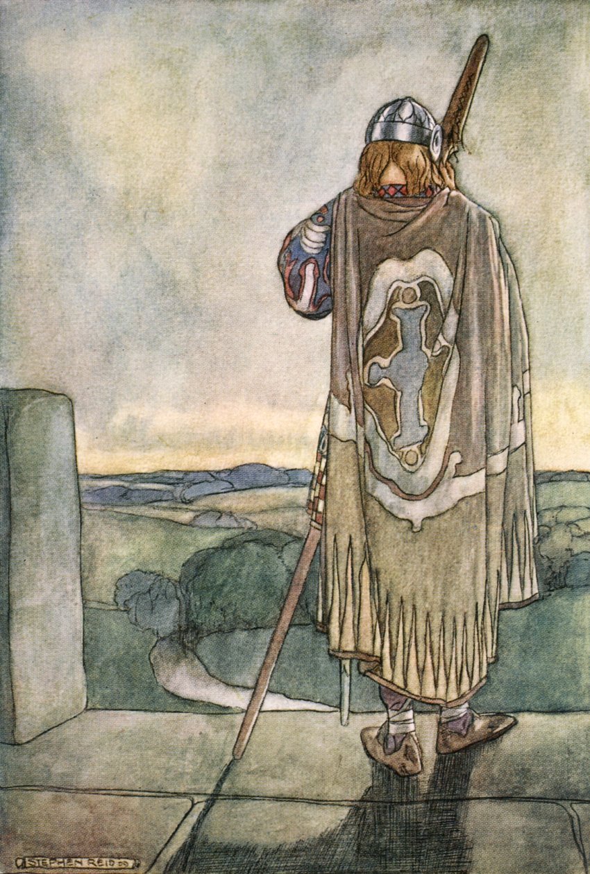 Finn escuchó a lo lejos las primeras notas del arpa de hadas de Stephen Reid