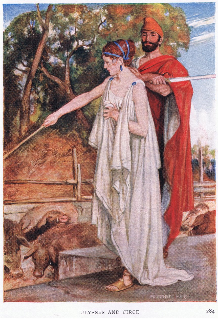Ulises y Circe de Stephen Reid