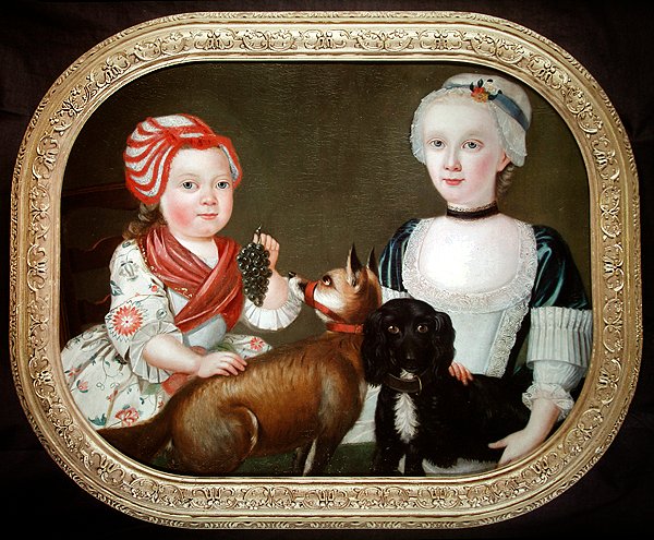 Retrato de dos niñas de Stephen Slaughter