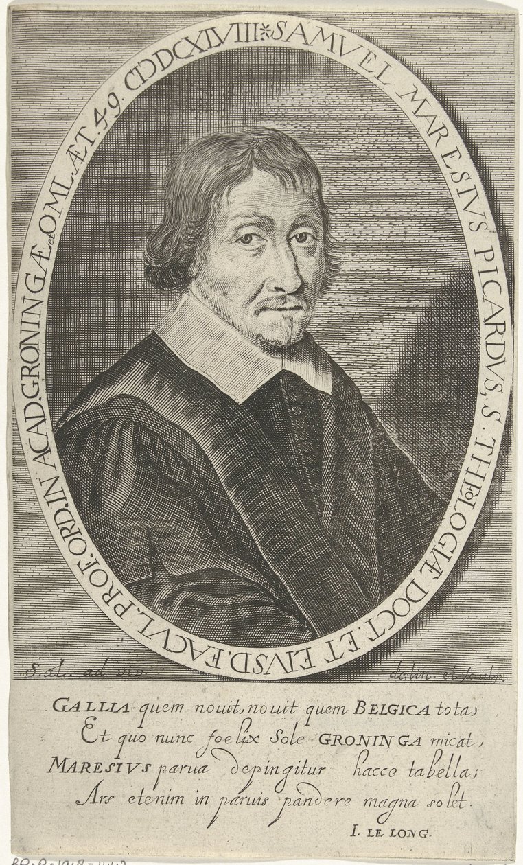 Retrato de Samuel Maresius de Steven van Lamsweerde
