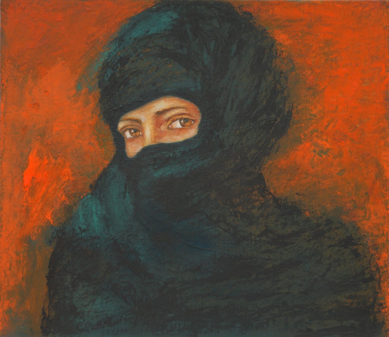 Un velo negro - tiempos difíciles, 2011 de Stevie Taylor