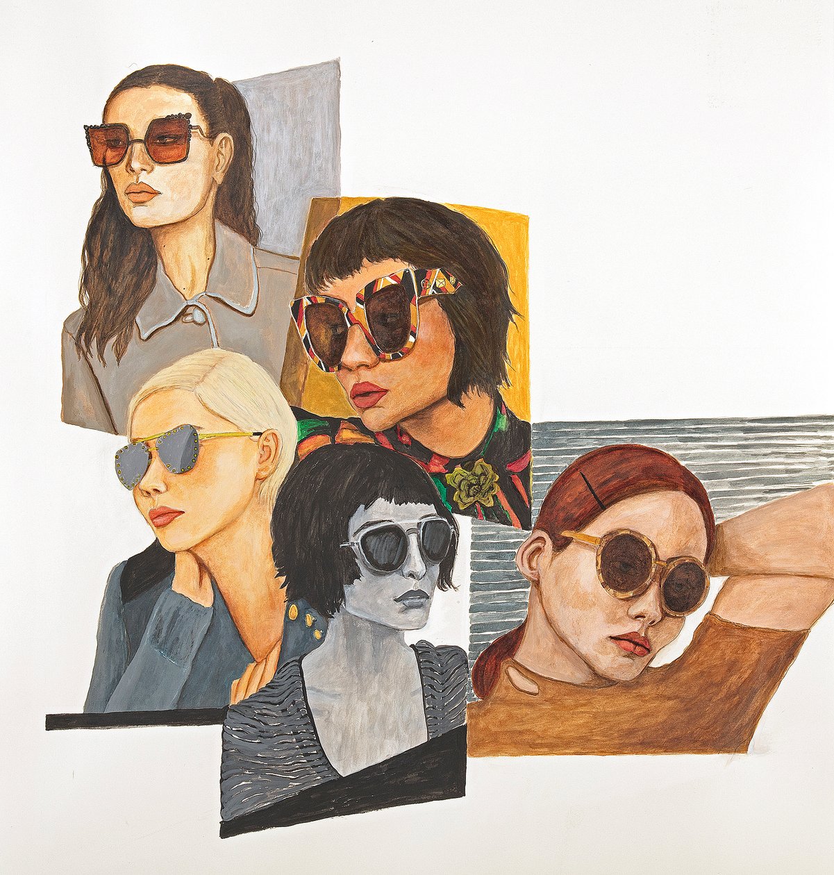 Mujeres con Gafas de Sol de Stevie Taylor