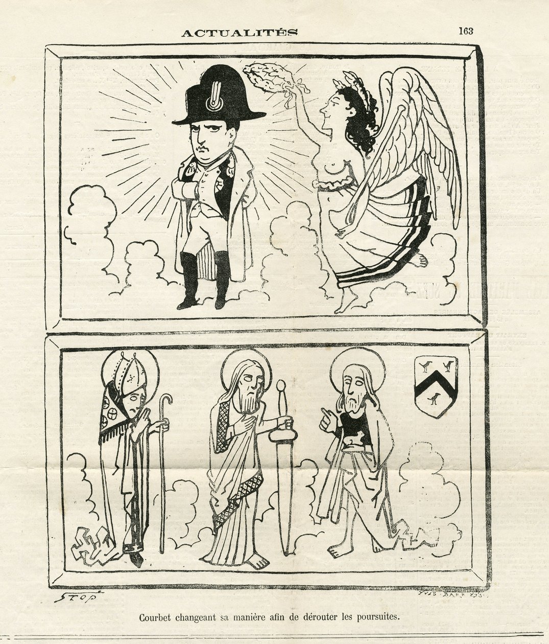 Ilustración de "Charivari de Stop (1825 99)