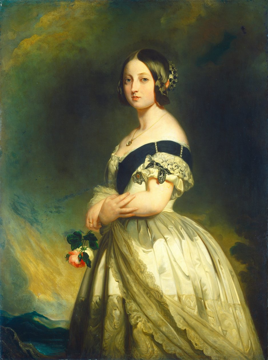 Reina Victoria, c. 1843 de Studio of Franz Xaver Winterhalter