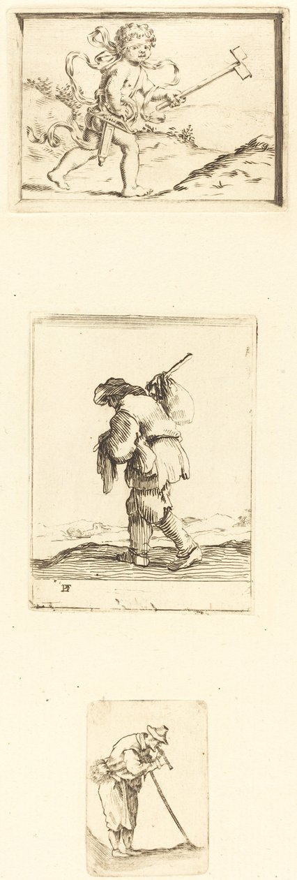 Hoja de grabados de Style of Jacques Callot