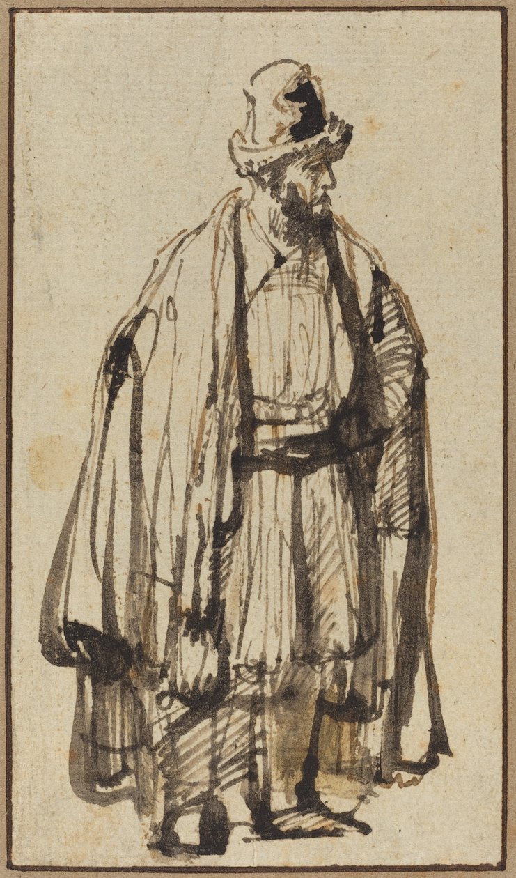 Un oriental de Style of Rembrandt van Rijn