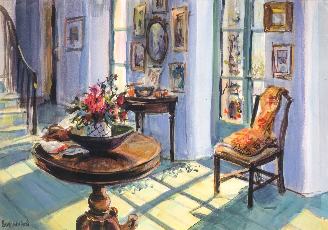 El pasillo iluminado de Vanessa, 1995 de Sue Wales