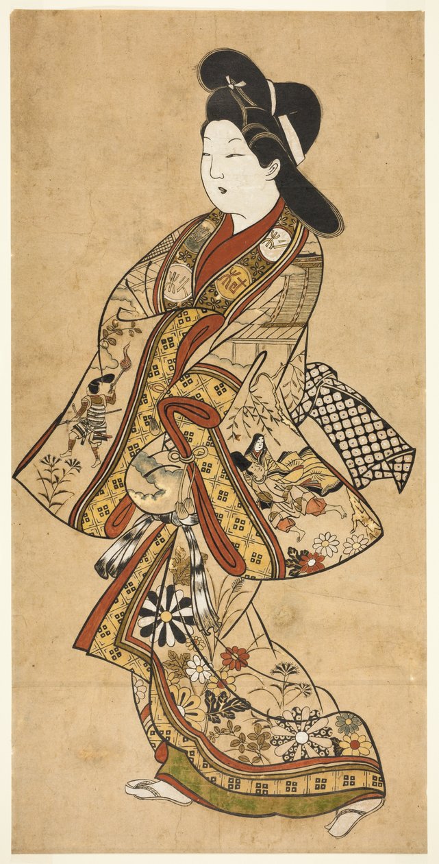 Una belleza caminando de Sugimura Jihei