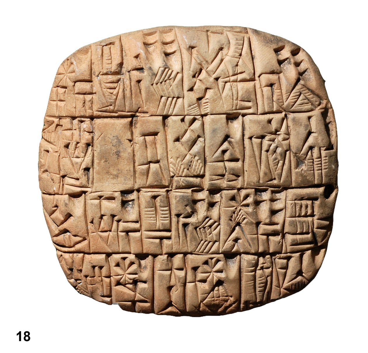 Tabla sumeria temprana (arcilla) de Sumerian