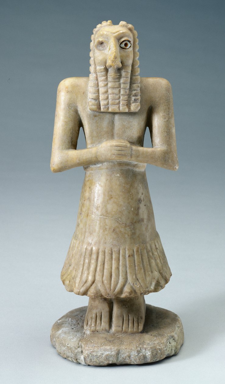 Estatuilla de un hombre, c.3000-2500 a.C. de Sumerian