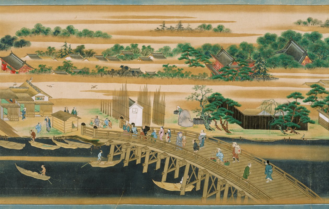 Lugares famosos del río Sumida de Sumiyoshi school