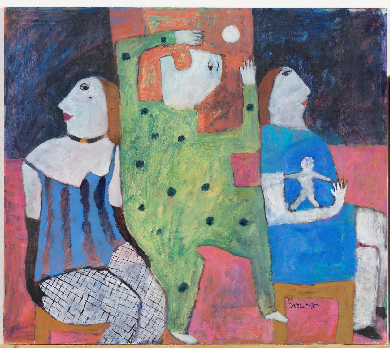 Hombre en el medio, 2002 de Susan Bower