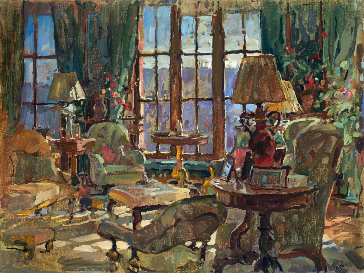 Sala de dibujo del castillo de Susan Ryder