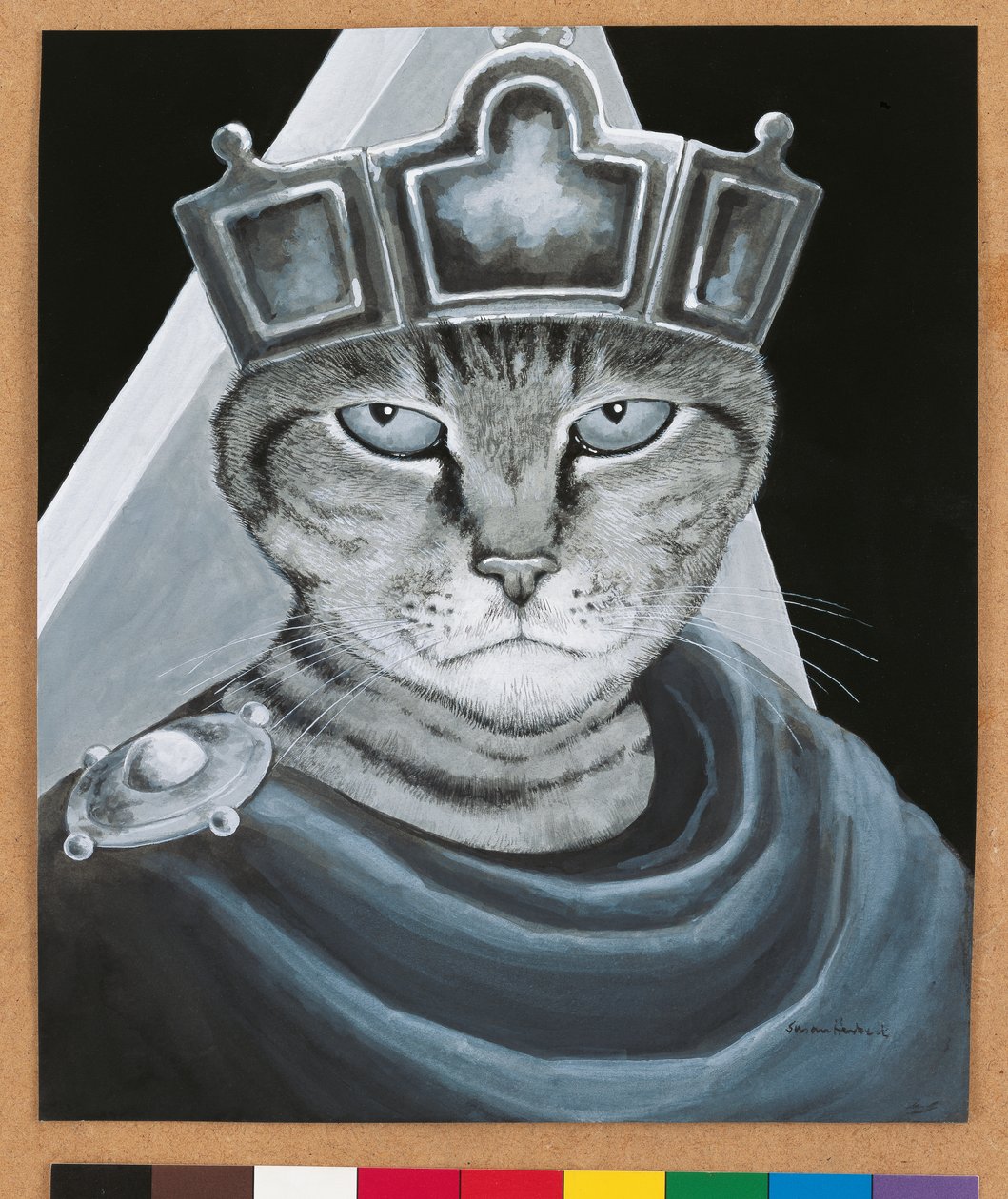 Ilustración de ¡Gatos en abundancia! Compendio de gatos cultos (pub. 2015) de Susan Herbert